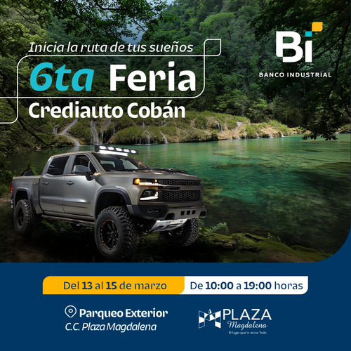 Banco Industiral, Feria, Crediauto, oportunidad, comprar, veh&iacute;culo, Cob&aacute;n, Jutiapa, Guatemala, Soy502
