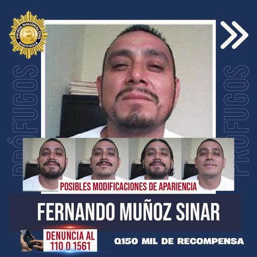 La PNC muestra a pandillero fugado con posibles cambios f&iacute;sicos. (Foto: PNC)