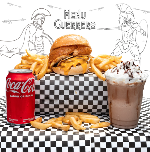 Restaurante, 2D, hamburguesas, vida y estilo, goliat burger, c&oacute;mic, Guatemala, Soy502
