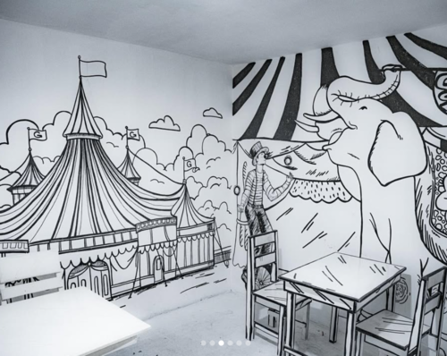 Restaurante, 2D, hamburguesas, vida y estilo, goliat burger, c&oacute;mic, Guatemala, Soy502