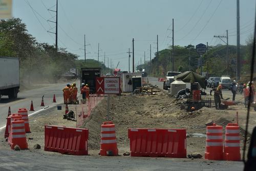 Lugar en donde se instalar&aacute;n las garitas de cobro de peaje. (Foto: Estuardo Paredes/Nuestro Diario)