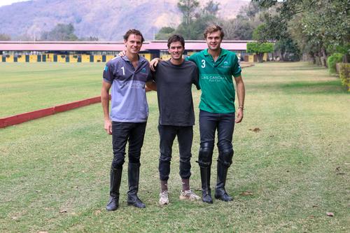Los jugadores argentinos, Mateo Lalor, Sim&oacute;n Prado y F&eacute;lix Esain, reforzar&aacute;n algunos de los equipos en el Campeonato Alto H&aacute;ndicap 2026. (Foto: Norvin Mendoza/ASOPOLO)