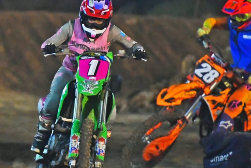 La corredora Marcela Melgar (1) se ha convertido en referente del motocr&oacute;s femenino en el pa&iacute;s. (Foto: PSLMX)