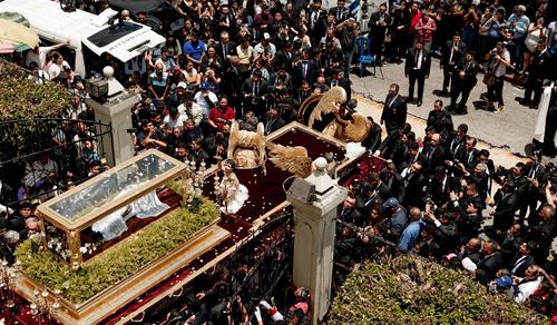 Es una de las procesiones m&aacute;s recientes en volver a salir. (Foto: Cortes&iacute;a Se&ntilde;or Sepultado de Santa Catalina)