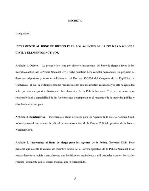 El diputado Nery Ramos propone aumentar en Q1,000 el bono de riesgo para agentes de la PNC. (Imagen: captura de pantalla)
