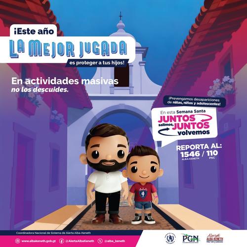 La Alerta Alba-Keneth permite activar la b&uacute;squeda inmediata de menores desaparecidos. (Imagen: PGN)