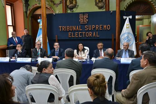 Tribunal Supremo Electoral, Partidos Pol&iacute;ticos, afiliaciones, Ley Electoral, Proceso electoral, 02