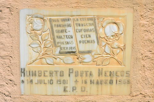 Humberto Porta Mencos naci&oacute; el 14 de julio de 1901 en Chiquimula y falleci&oacute; en la capital el 16 de marzo de 1968. (Foto: Nehem&iacute;as Guti&eacute;rrez/Colaborador)