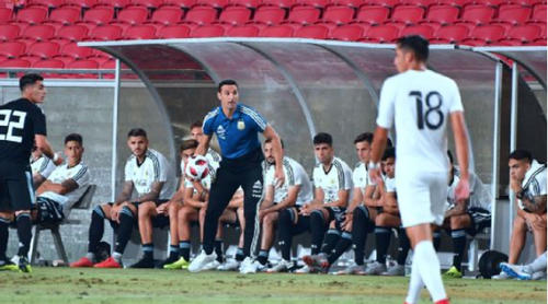 Scaloni inici&oacute; su etapa en la Selecci&oacute;n en un amistoso contra Guate en Los &Aacute;ngeles. (Foto: Ol&eacute;)