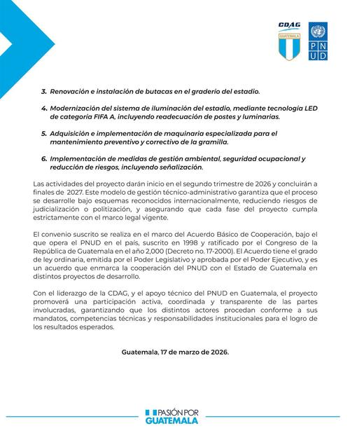 El convenio surge tras a&ntilde;os de atrasos y problemas en el proyecto original. (Imagen: CDAG)