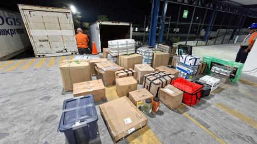 Las cajas aparentaban ser encomiendas. (Foto: PNC)