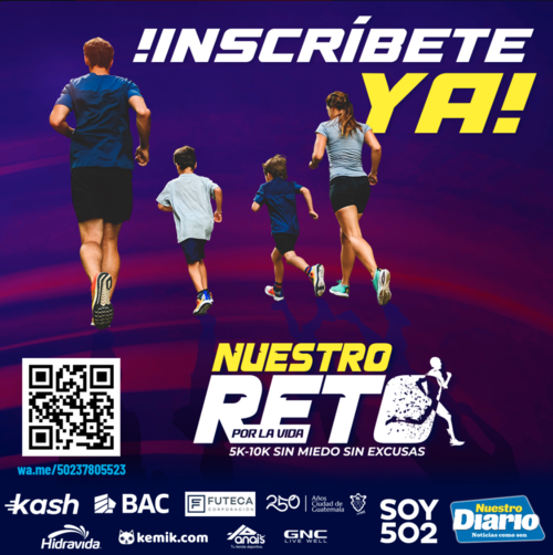 Nuestro Diario, Nuestro Reto por la Vida, carrera, museos, participantes, Guatemala, Soy502