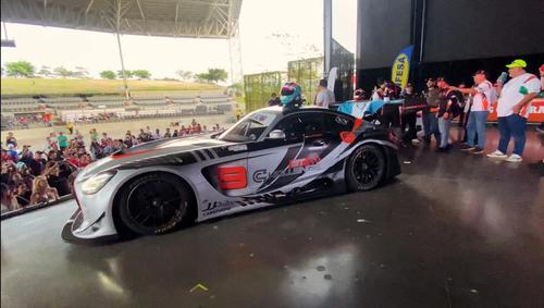 Este Mercedes Benz AMG, ser&aacute; conducido por el campe&oacute;n guatemalteco en el 2024, Juan Diego Hern&aacute;ndez. (FOTO: Gt Challenge de Las Am&eacute;ricas)
