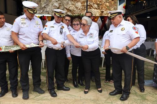 Bomberos Voluntarios, inauguraci&oacute;n, subestaci&oacute;n, Alta Verapaz, Lanqu&iacute;n, 02