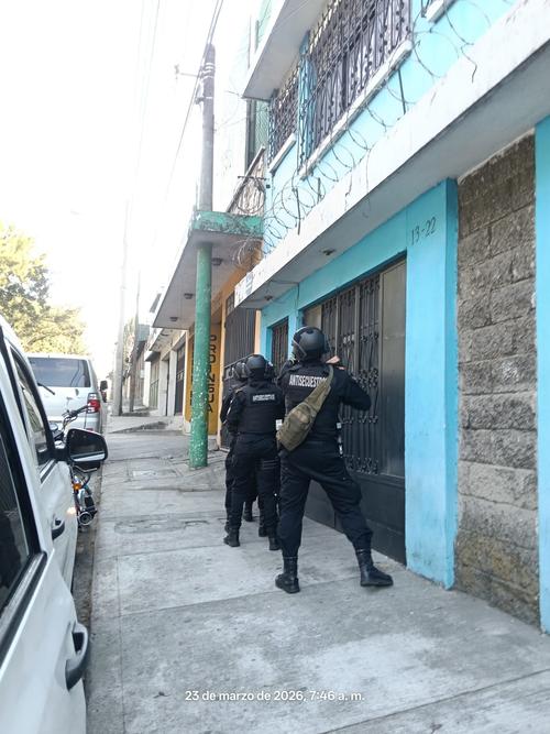 Los allanamientos fueron realizados como parte del operativo Secuestros Gota a Gota. (Foto: MP)