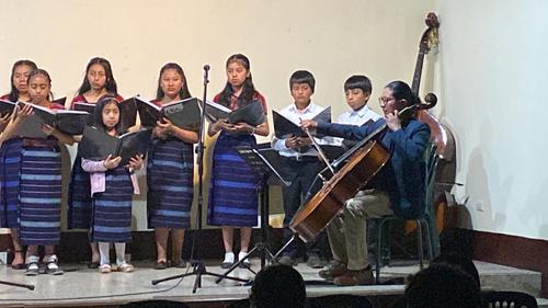 Ha compartido escenario con el coro Encanto. (Foto: Carlos Sotz/Colaborador)