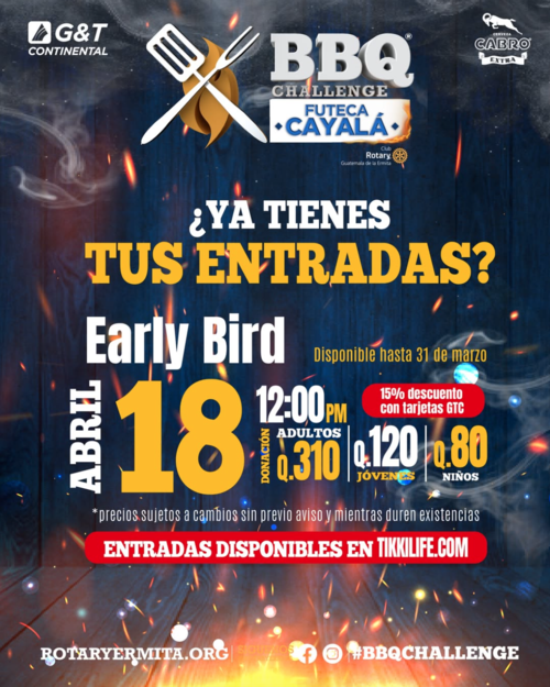 BBQ Challenge, carne, asado, parrillada, Futeca Cayal&aacute;, obra social, Guatemala, Soy502