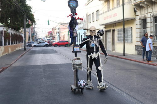 La  Chabela tambi&eacute;n participa en actividades propias de la Huelga de Dolores. (Foto: H&eacute;ctor G&oacute;mez/Colaborador)