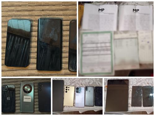 Las autoridades incautaron celulares, boletas y tablets durante los allanamientos del pasado lunes en el operativo "Secuestros Gota a Gota". (Foto: MP)