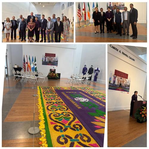 La exhibici&oacute;n estar&aacute; abierta al p&uacute;blico hasta el 16 de abril con entrada libre. (Foto: Consulado de Guatemala en Miami)