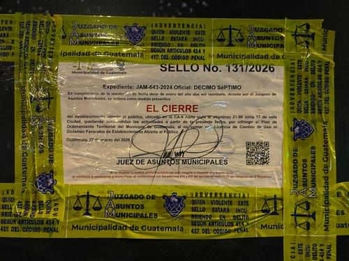 Vecinos se&ntilde;alaban desorden, ruido y consumo de alcohol. (Foto: Alcald&iacute;a Auxiliar zona 17)