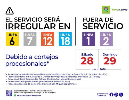 (Imagen: Transmetro Guatemala)