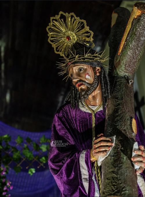 El Nazareno es altamente venerado por los feligreses. (Foto: @Luis_galicia_110)
