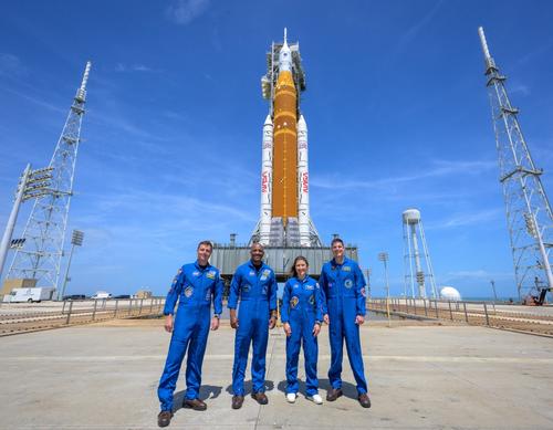 Cuatro astronautas integran la tripulaci&oacute;n. (Foto:Bill Ingalls/AFP)
