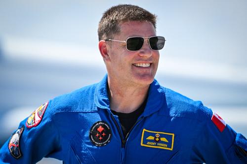 El astronauta de la Agencia Espacial Canadiense, Jeremy Hansen. (Foto: AFP)