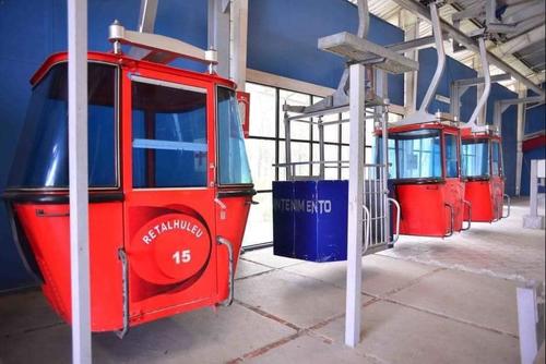 El telef&eacute;rico de Amatitl&aacute;n contaba con 27 cabinas que pod&iacute;an transportar dos personas en cada una. (Foto: Redes sociales)