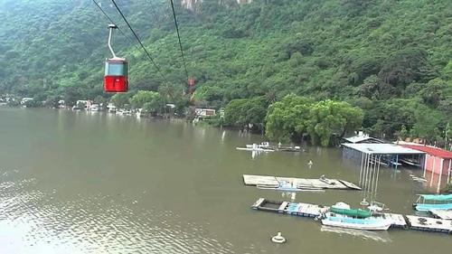 El telef&eacute;rico atravesaba el parque Las Ninfas y el cerro El Fil&oacute;n.