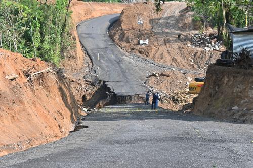 El colapso de la ruta provisional de Cito Zarco ha afectado a comunitarios y transportistas. (Foto: &Aacute;ngel Revolorio/Colaborador)