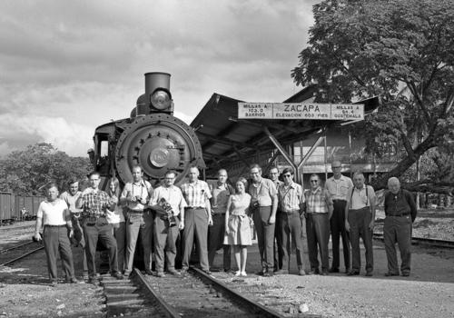 Imagen de la primera locomotora que lleg&oacute; a la estaci&oacute;n de Zacapa. (Foto: Juan Carlos Aquino/Colaborador)