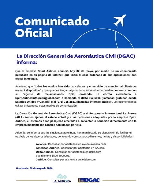 La DGAC se pronunci&oacute; para orientar a los usuarios. (Imagen: DGAC)