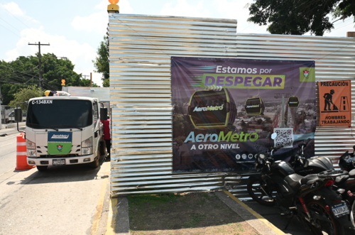 El proyecto del AeroMetro sigue con los avances en distintos puntos de la ciudad capital. (Foto: Jos&eacute; Luis Pos/Colaborador)
