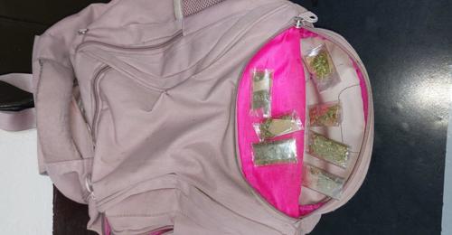 La droga se encontraba dentro de la mochila de la menor. (Foto: PNC)
