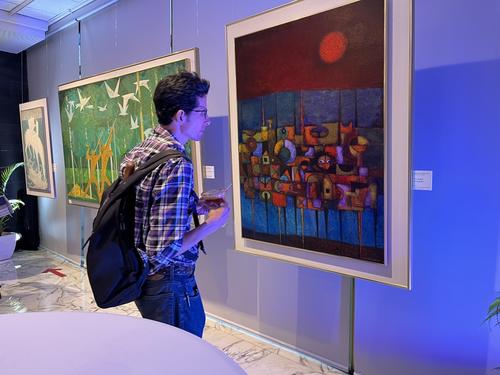 El Banco de Guatemala inaugur&oacute; la exposici&oacute;n Arte y memoria del Centro C&iacute;vico de Guatemala como parte de la conmemoraci&oacute;n de los 70 a&ntilde;os del Centro C&iacute;vico. (Foto: Sandra Sebasti&aacute;n/Colaboradora)