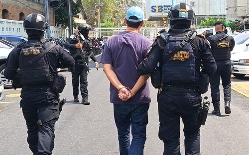 Alias "Nacho" fue puesto a disposici&oacute;n de las autoridades correspondientes. (Foto: PNC)
