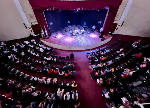 Hortensia Corado y el sue&ntilde;o del Centro Cultural de Escuintla real. (Foto cortes&iacute;a: Centro Cultural de Escuintla)