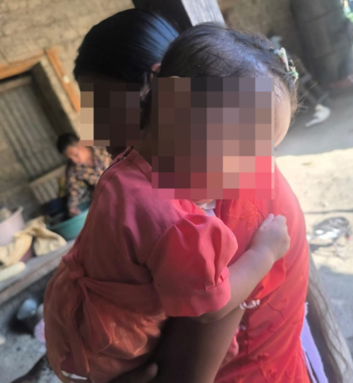 La mayor&iacute;a de menores permanecen junto a sus familias pese a la desnutrici&oacute;n que presentan. (Foto: PNC)