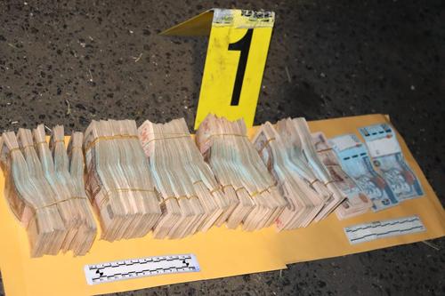 El dinero fue incautado para fortalecer las investigaciones del caso. (Foto: PNC)