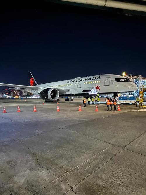 El avi&oacute;n Boeing 787-8 Dreamliner de Air Canada lleg&oacute; procedente de Montreal, Canad&aacute;. (Foto: DGAC)