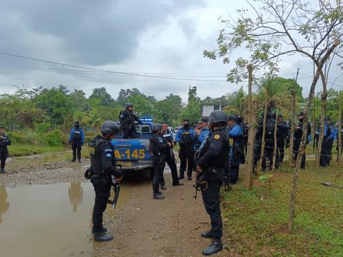 Polic&iacute;as de Guatemala y Honduras coordinan operativos en la frontera. (Foto: PNC)