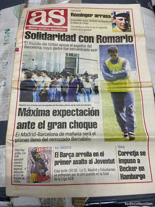 La noticia del secuestro dele padre de Romario le dio la vuelta al mundo. (Foto: Redes)