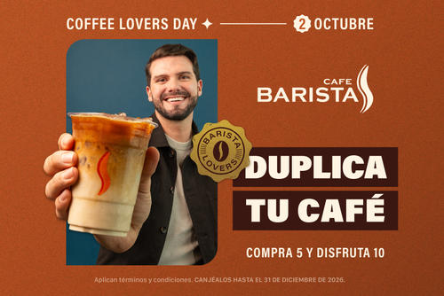 Caf&eacute; Barista, Mes Internacional del Caf&eacute;, Coffee Lovers Day, Cappuccino, Latte, Wallet, Guatemala, Soy502