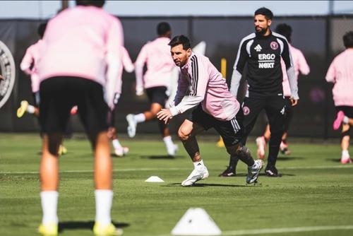 Messi volver&aacute; esta semana a los trabajos con los rosados. (Foto: Inter Miami)