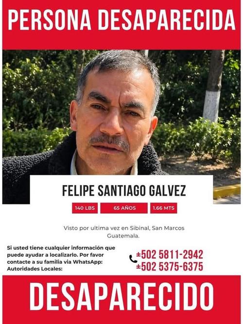 Felipe Santiago, de 65 a&ntilde;os, estaba desaparecido desde el domingo 4 de octubre. (Imagen: Redes sociales)