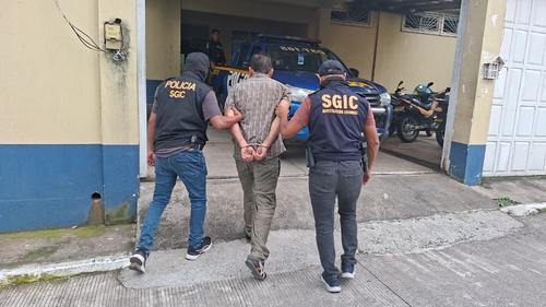 El hombre fue capturado en Retalhuleu este lunes. (Foto: PNC)