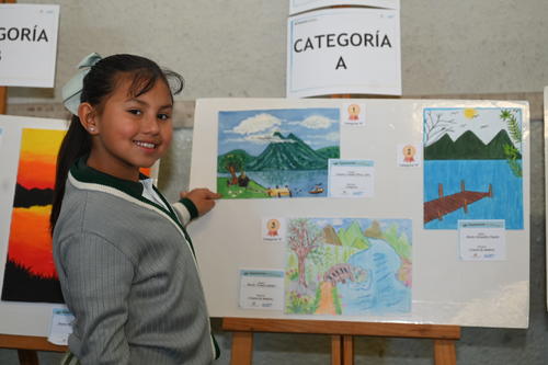 Fundaci&oacute;n Azteca, Concurso Nacional de Dibujo, arte, lagos, recursos naturales, Guatemala, Soy502