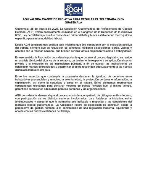 La AGH pidi&oacute; un an&aacute;lisis t&eacute;cnico sobre el alcance de la regulaci&oacute;n. (Imagen: AGH)